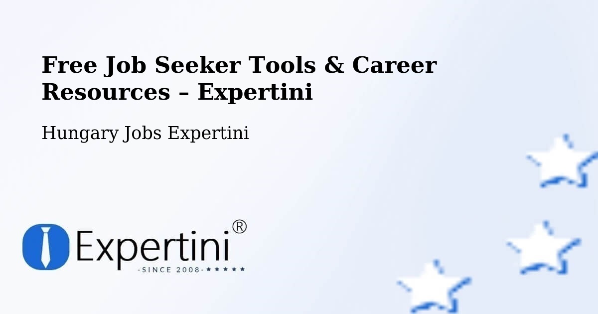 Free Job Seeker Tools & Career Resources – Bátya - Bátya, Hungary Jobs Expertini